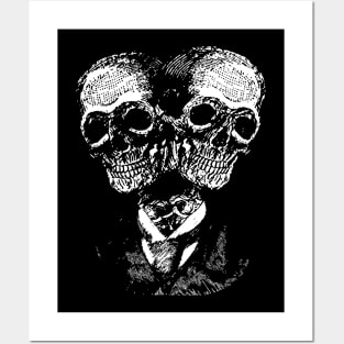 Skull Twins Posters and Art